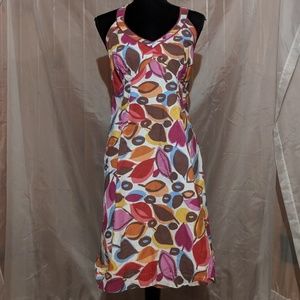 Boden Floral Halter Dress Size 12